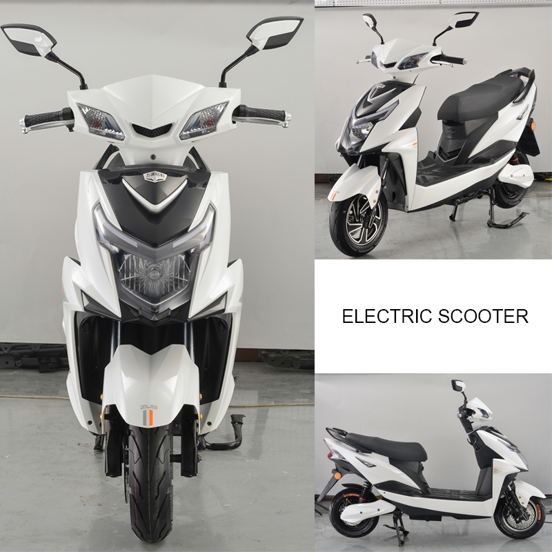 Scooter eléctrico de 60V y 1000W con respaldo/caja trasera